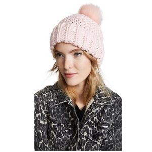 Free People Skyline Beanie Hat - NWOT - Light Pink